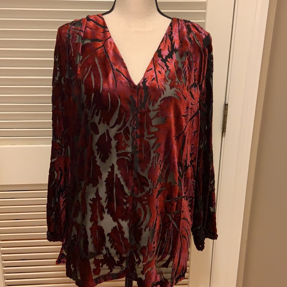 ๐HP๐ Mika Mindel Keely Living Lush Blouse - Picture 2 of 16
